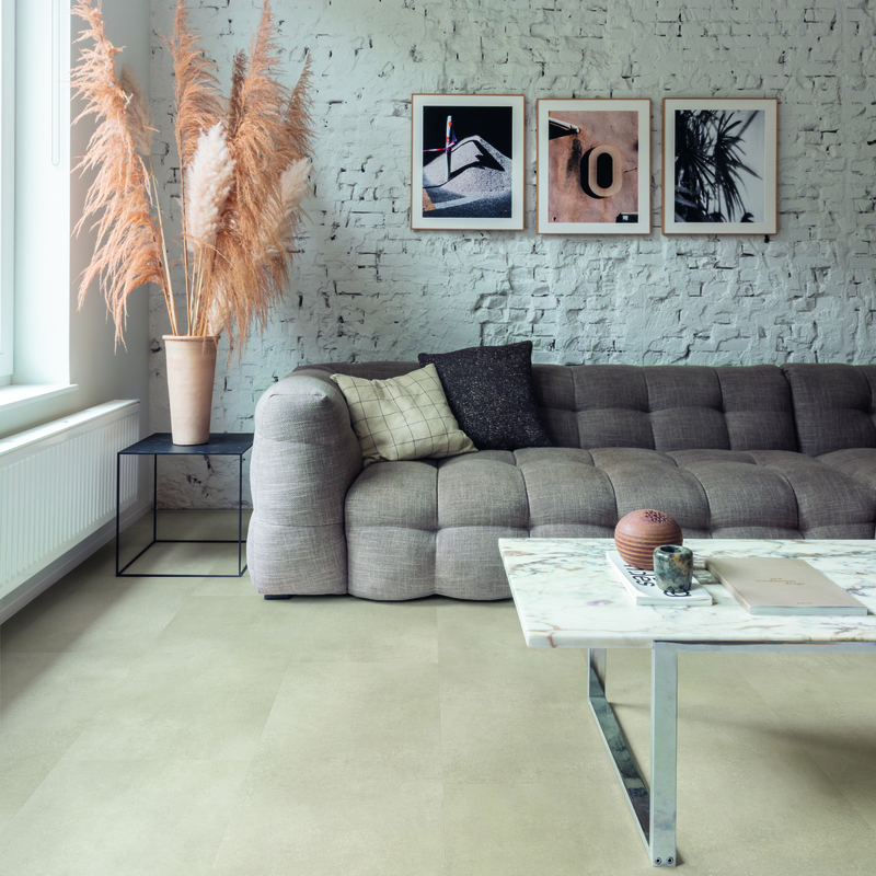 QS Alpha Vinyl ILLUME плитка AVMTU 40274 Бетон песчаный