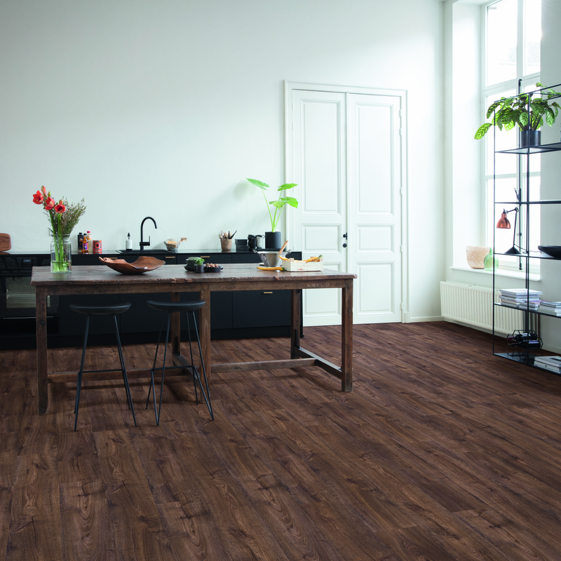 QS Alpha Vinyl BLOOM планка AVMPU 40199 Дуб осенний шоколадный