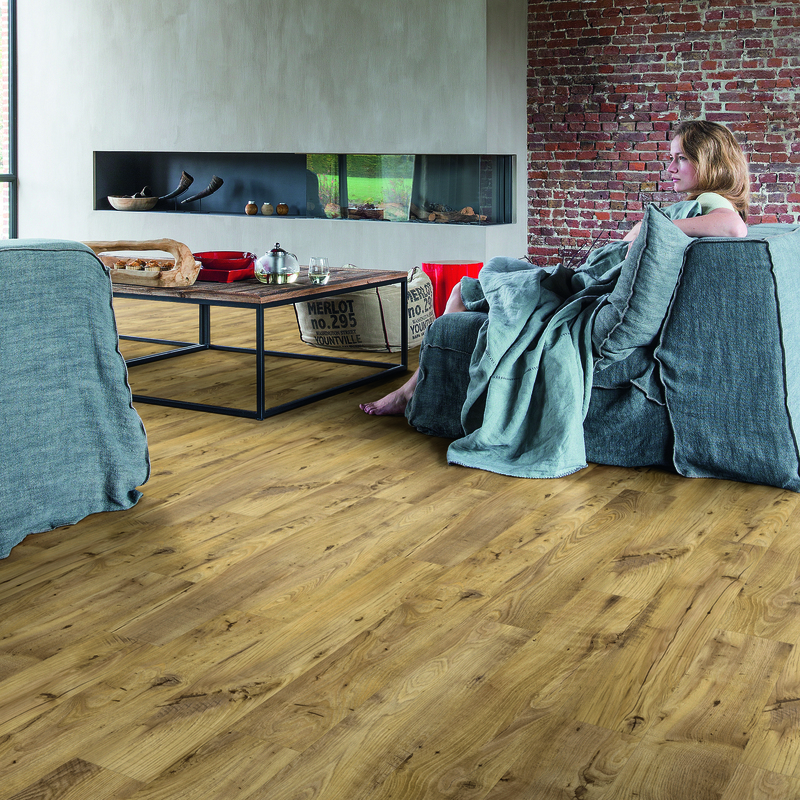 QS Alpha Vinyl BLOS планка AVSPU 40029 Каштан винтажный натуральный