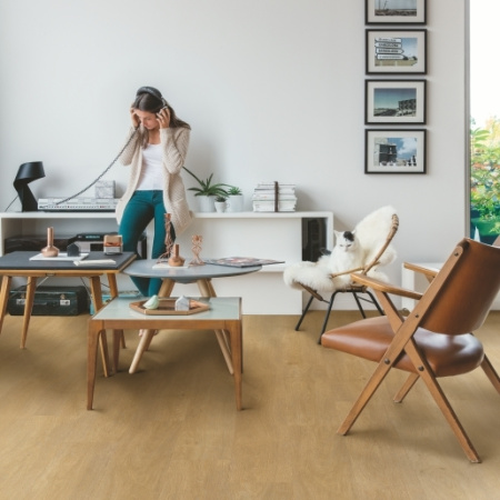 QS Vinyl Flex LIV планка SGSPC 20311 Дуб сатиновый средний натуральный