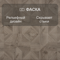 Ламинат Quick Step Impressive Patterns Ultra (Rus) IPU 4141 Дуб серый теплый брашированный