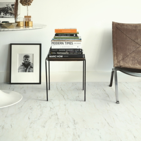 QS Vinyl Flex BLUSH плитка SGTC 20305 Мрамор белый лунный